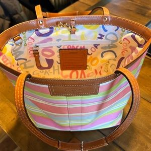 Reversible Coach Tote